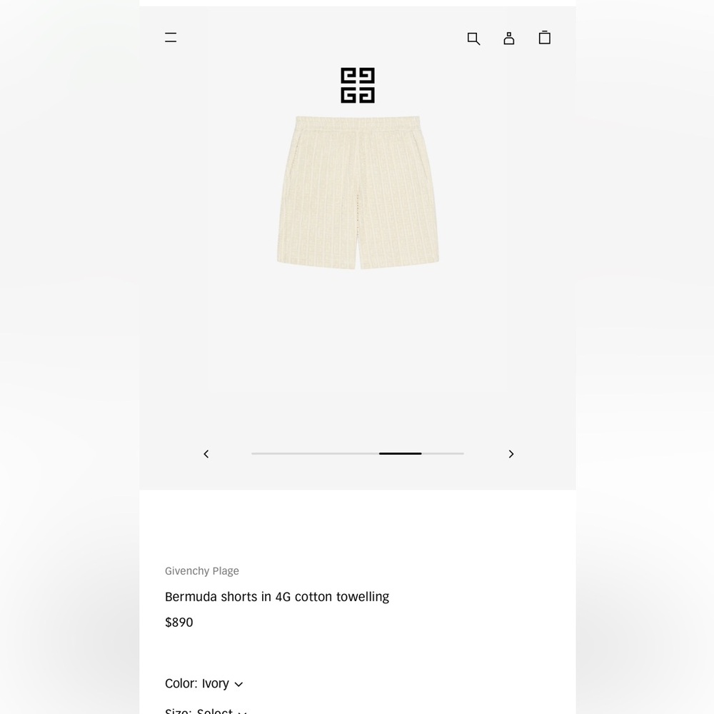 Authentic Givenchy Big and Tall 2 piece set.. Gently Worn Tags still attached.